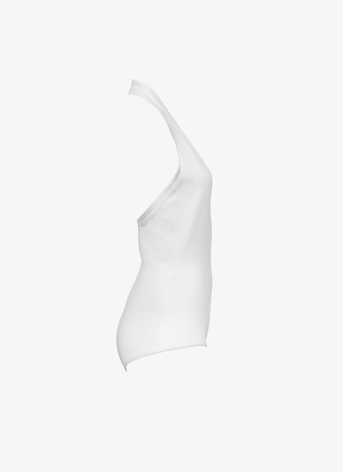 Halter-Neck Bodysuit ALAÏA WHITE HALTER-NECK BODYSUIT